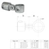 WITTKOWARE Pipe connector made of galvanised malleable cast iron, for