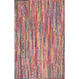 nuLOOM Aleen Braided Cotton/ Jute Area Rug, 5' x 8', Multi