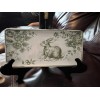 Maxcera New Maxcera Toile Bunny Green Rabbit Easter Tray 10