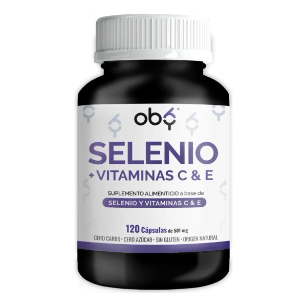 Selenio Max 120 Caps Vitamina C Y Vitamina E Oby