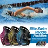 Curved Swimming Paddle Swimming Hand Paddle with Adjustable Straps for