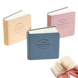 3PCS Portable Mini Pocket Sketchbook – Travel Watercolor Sketchbook – Tiny Square Artist Journal Notebook – Small Watercolour Paint Pad for Drawing, Painting, Journaling and Sketch Practice