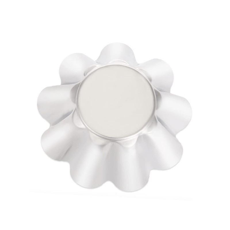 UTHCLO 12Pcs Stainless Steel Tart Pans Reusable Cupcake and Muffin