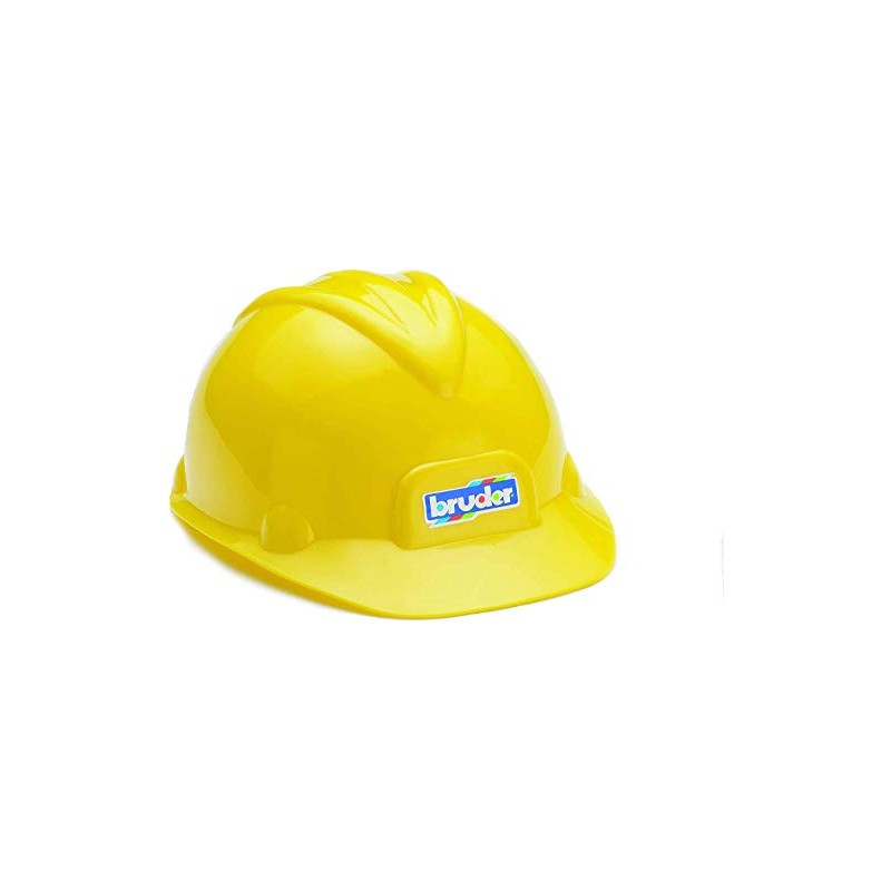 Bruder Toys Construction Worker Hard Hat Yellow Helmet for Kids