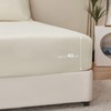 RUIKASI King Fitted Sheet Deep - Linen Bottom Sheet for