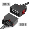 Vkinman 2Pcs 68065016AB Front Turn Signal Light Connector Plug Harness