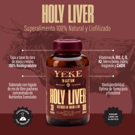 Yeke Holy Liver Multivitamínico Q10 Hígado Res Orgánico Sin Sabor