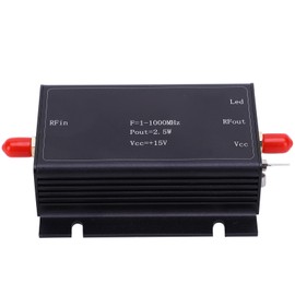 RF Power Amplifier 15V 1‑1000MHz Broadband AMP Aluminum Alloy Printed Circuit Board Component
