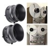 1 Pair NAB Hub Adapters Professional Polished Aluminum Alloy 10