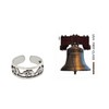 NOVICA.925 Sterling Silver Animal Themed Adjustable Toe Ring 'Elephant Walk',