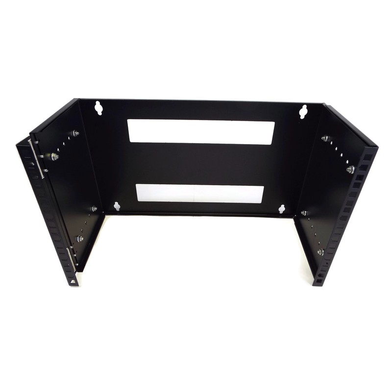 CNAweb 6U 19-Inch Hinged Extendable Wall Mount Bracket Network Equipment