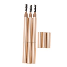 LALAFINA 3pcs Eyebrow Pencils Set Smudge-resistant Brow Grooming Tools Brow Tint Makeup Tools