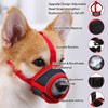 2 PCS Dog Muzzle Comfortable Breathable Mesh Muzzle with Adjustable