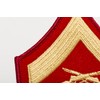 USMC Gold on Red Chevron, Male, Lance Corporal L/Cpl
