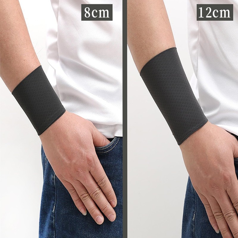 Doyime Wristband, 3.1 inches (8 cm), Sweat Absorbent, Quick Drying,