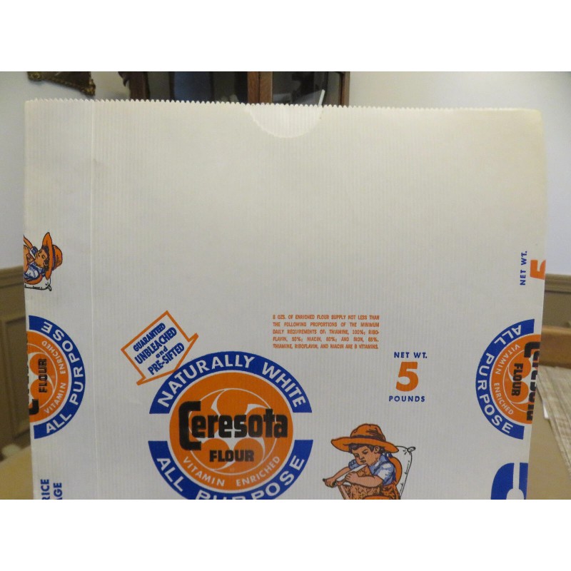 CERESOTA FLOUR BAG (Standard Milling Company, Kansas City, MO)---New Old