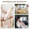 CapyBud Portable Bottle Warmer for Travel, 12 Oz Milk Warmer