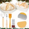 Complete Sourdough Bread Proofing Set–Premium 9” Round and 10” Oval