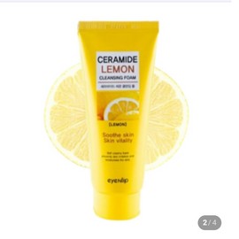 Eye&Lip Moist Ceramide Lemon Hypoallergenic Cleansing Foam 100ml Eye & Lip after use / 사용 후 촉촉한 세라마이드 레몬 저자극 클렌징 폼 100ml 아이앤립