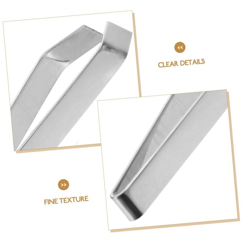 GLEAVI 3Pcs Cooking Tweezers Tip Food Tweezers for Fish Deboning