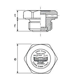 Hydraulic filling plug with breather, 1/8" BSP, TCF/Z0G