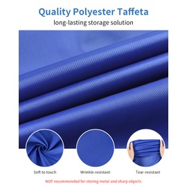 OTraki 2 Pack Small Laundry Bag 16x20 Inch Drawstring Laundry Wash Bag Dirty Clothes Laundry Sacks Organizer Machine Washable Delicate Bag for Travel Camp Blue