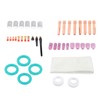 56Pcs TIG Welding Torch Accessories Kit Ceramic Nozzle Glass Cup