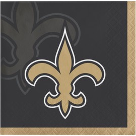 Trendware New Orleans Saints Beverage Napkins, 48 ct