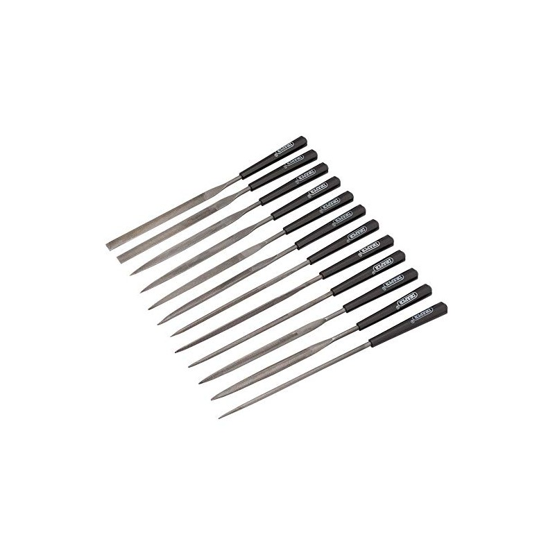 Draper 82640 140 mm Needle File 12 Piece Set ,