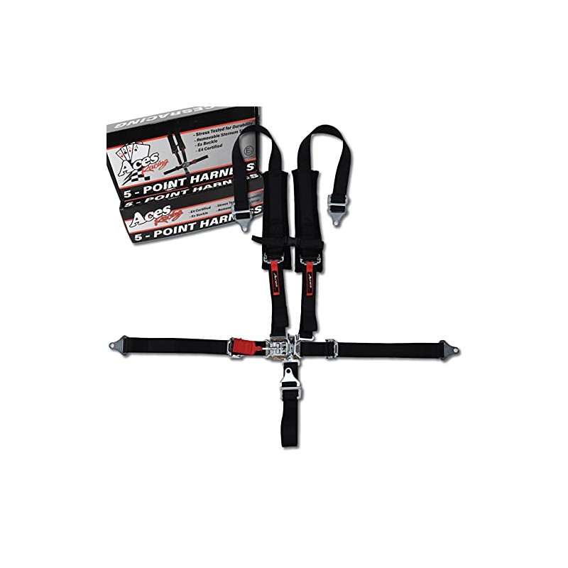 AAAA Aces Racing 5 Point Harness (Pair) Polaris Canam With