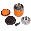 Insulated Food Jar 304 Stainless Steel Japanese Style Round Shape