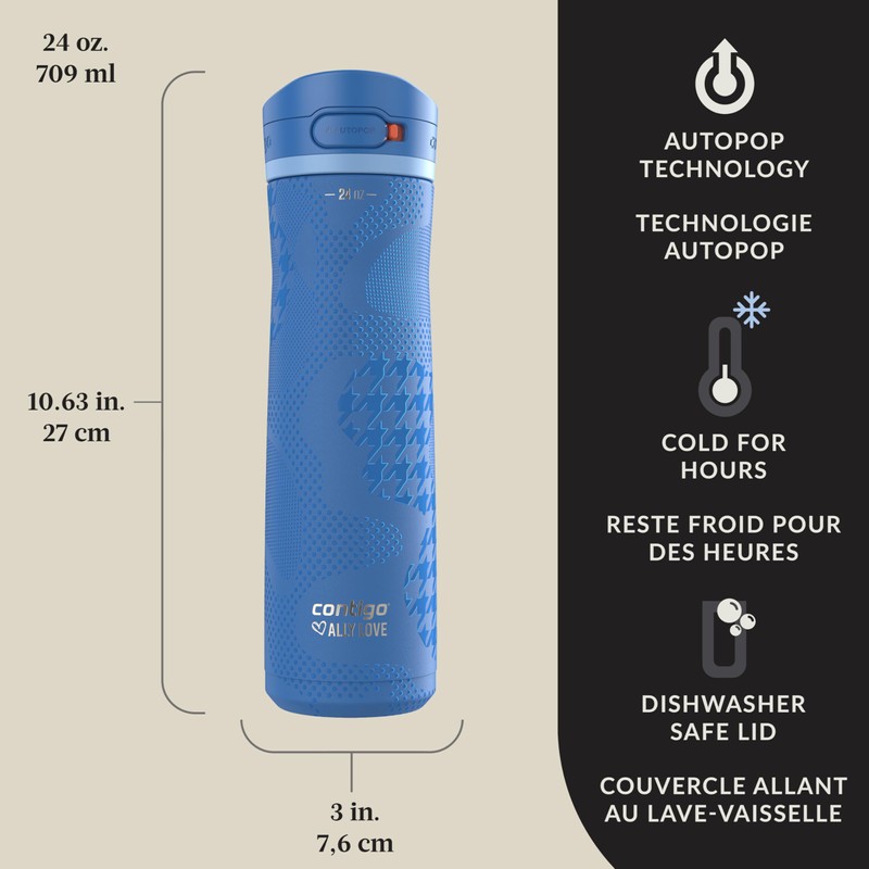Contigo x Ally Love Jackson Chill 2.0 Stainless Steel Water