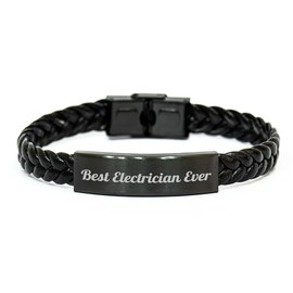 Spring Pet Products Electrician's Best Friend Interlaced Leather Valentine's Unique Gift from Electrician to Men