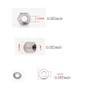 Rimless Glasses Screws Washer Nut Cap Screwdriver Stainless Steel Eyeglass