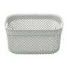 JVL 13-384IG Droplette Design Plastic Storage Box, 3.3Litre, 12 x