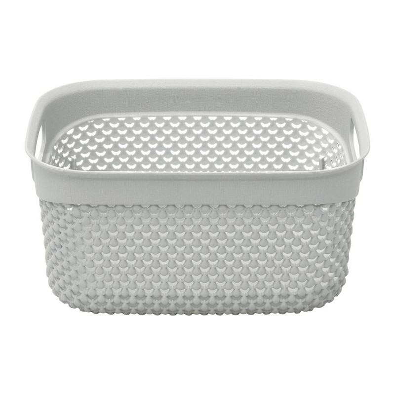 JVL 13-384IG Droplette Design Plastic Storage Box, 3.3Litre, 12 x
