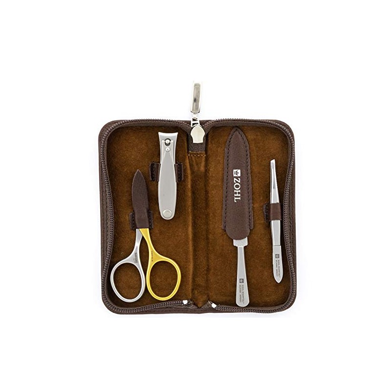 ZOHL Solingen Travel Manicure Set with Self-Sharpening Manicure Scissors In