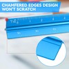 Professional Triangular Ruler, 30 cm, Made of Metal Ruler, 30