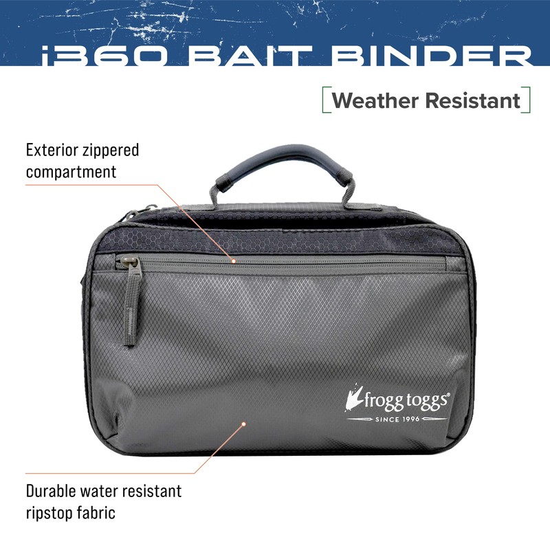 FROGG TOGGS Bait Binder Fishing Tackle, Bait Storage Soft Sided