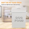 Pethiy airtight Dog Treat container bin and DOG Food Storage