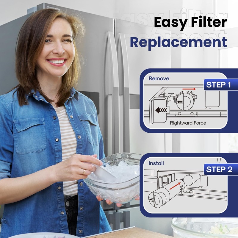 FrigiLife W10295370A Refrigerator Water Filter Compatible with EDR1RXD1, Everydrop® Filter