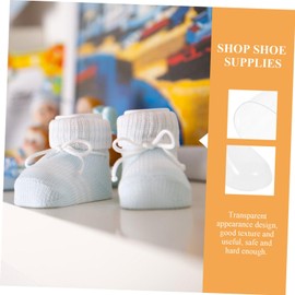 BESPORTBLE 20pcs Clear Feet Model Display Stands for Socks Shoes Durable Support for Shoe Shape Preservation for Store Home Use