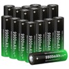 18650 3.7V Lithium Rechargeable Battery with 18650 9900mAh Flat Top