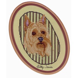 Pegasus Silky Terrier Counted Cross Stitch Kit