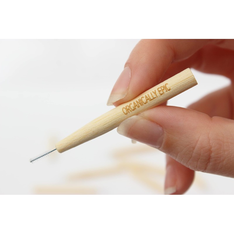 Bamboo Interdental Brushes (Size 2 / red / 0.5mm)