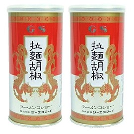 GS Food Ramen Pepper (Ramenko Show), 3.2 oz (90 g) x 2 Pieces Set