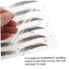 FRCOLOR False Eyebrow Stickers Imitation Cosmetics Natural Brow Look Temporary