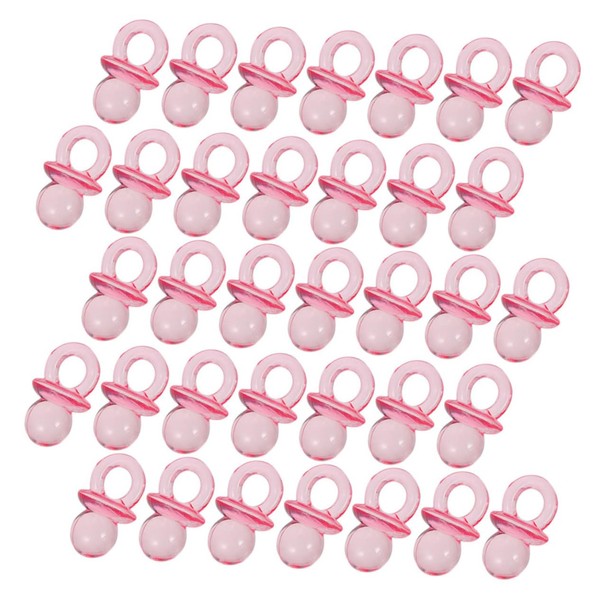 VICASKY 150pcs Acrylic Pacifiers for Shower Games Funny Mini Dummies