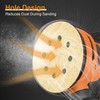 Huopueit 100PCS 5 Inch Sanding Discs, 8 Hole Hook and