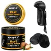 Natural Wave Pomade for Men Strong Hold, Easy Wash -
